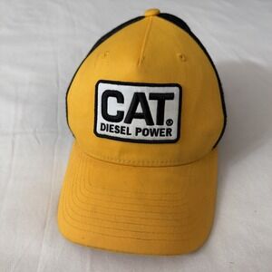 CAT Diesel Power Mesh Trucker Cap SRI Apparel LTD Workers Blue Collar Gym Hat